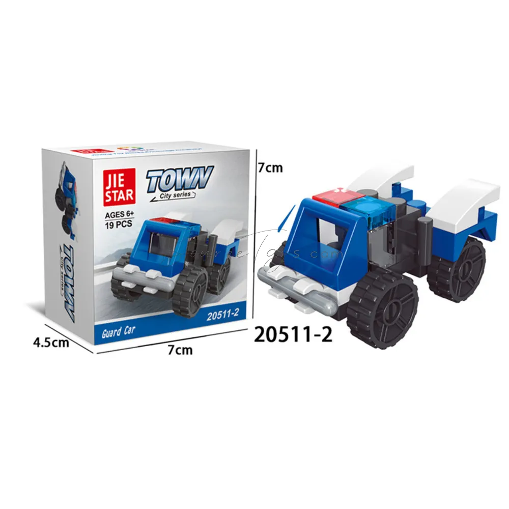 Police Car Building Blocks Police Car Building Blocks