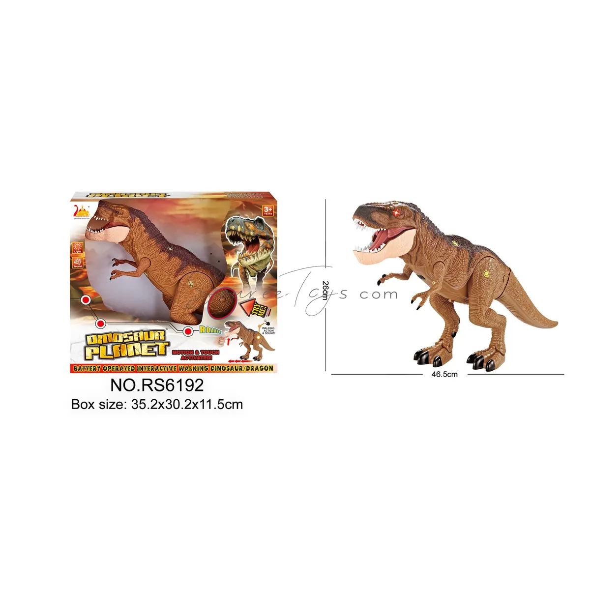 Realistic Dinosaur with Touch & Electric Motion