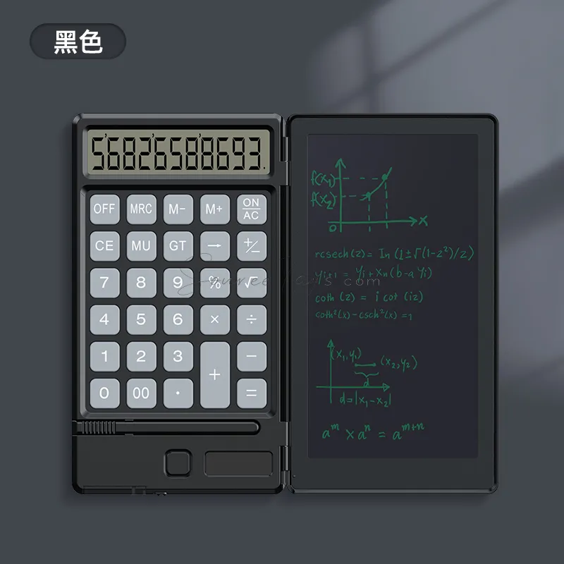 Calculator with Writing Tablet Single Color