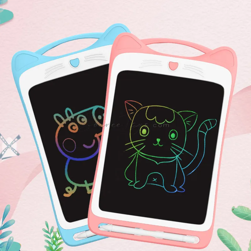 12-Inch Cat-Shaped LCD Writing Tablet Color