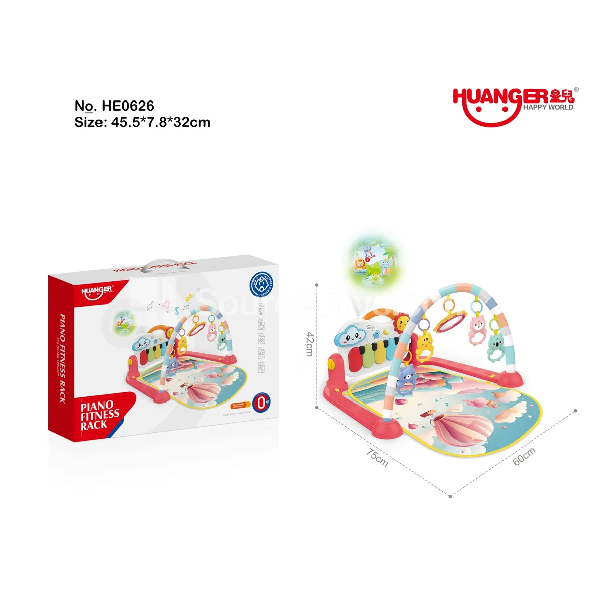 Rainbow Foot Piano (Red) Rainbow Foot Piano (Red)