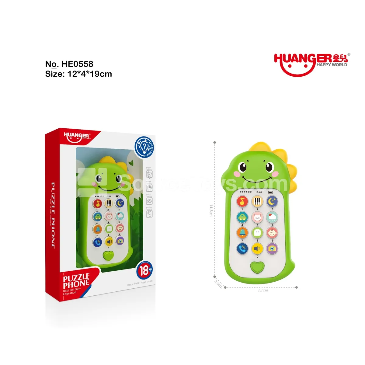 Fun Cartoon Phone Dinosaur