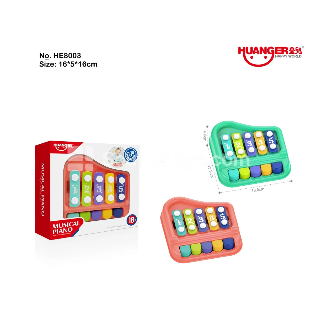 Classic Five-Key Mini Xylophone Classic Five-Key Mini Xylophone