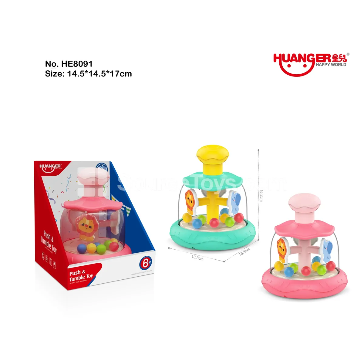 Mini Press & Spin Toy (Animal Series) Mini Press & Spin Toy (Animal Series)