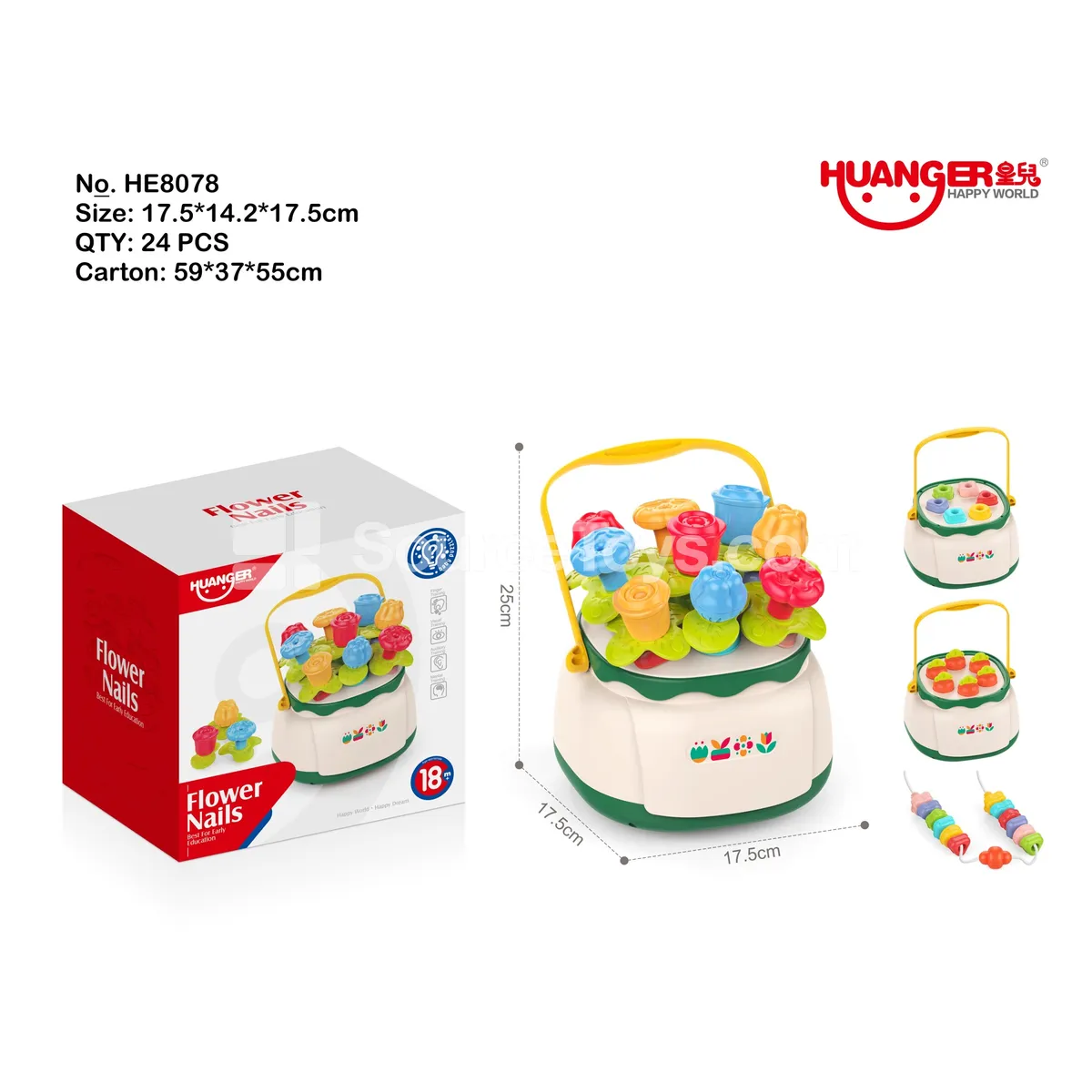 Educational Flower Basket Sorter Educational Flower Basket Sorter