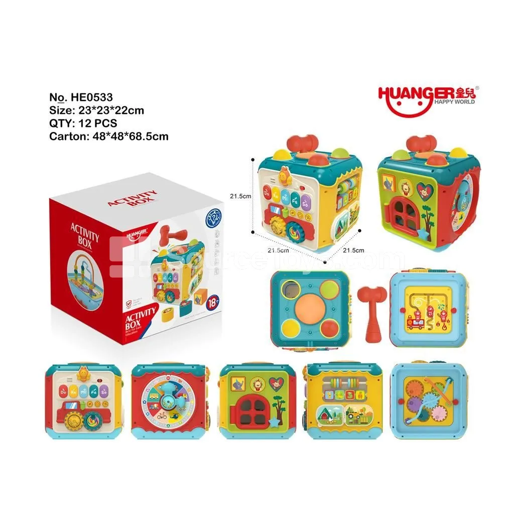 7-Sided Educational Hammering Toy