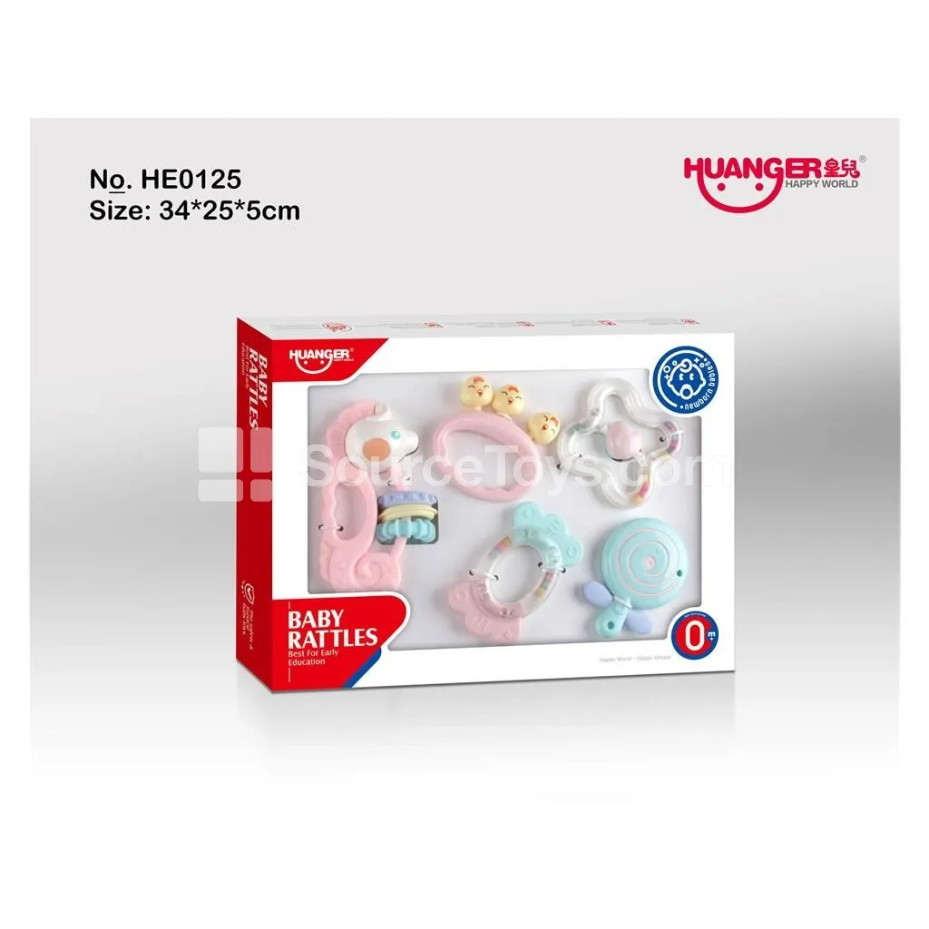 Solid AB Rattle 5-Piece Set Solid AB Rattle 5-Piece Set