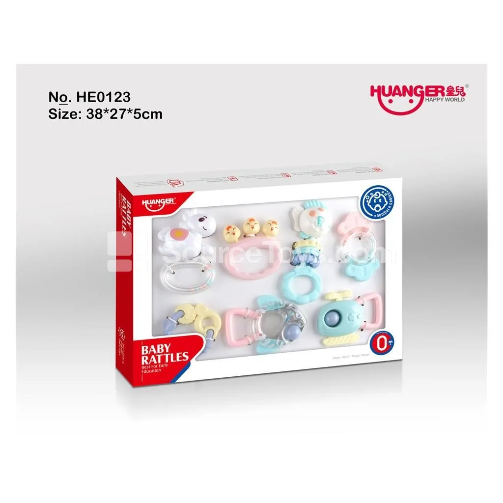 Plain AB Rattle 7-Piece Set Plain AB Rattle 7-Piece Set