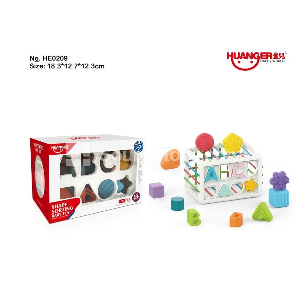Rectangular Shape Sorter with Building Blocks Rectangular Shape Sorter with Building Blocks