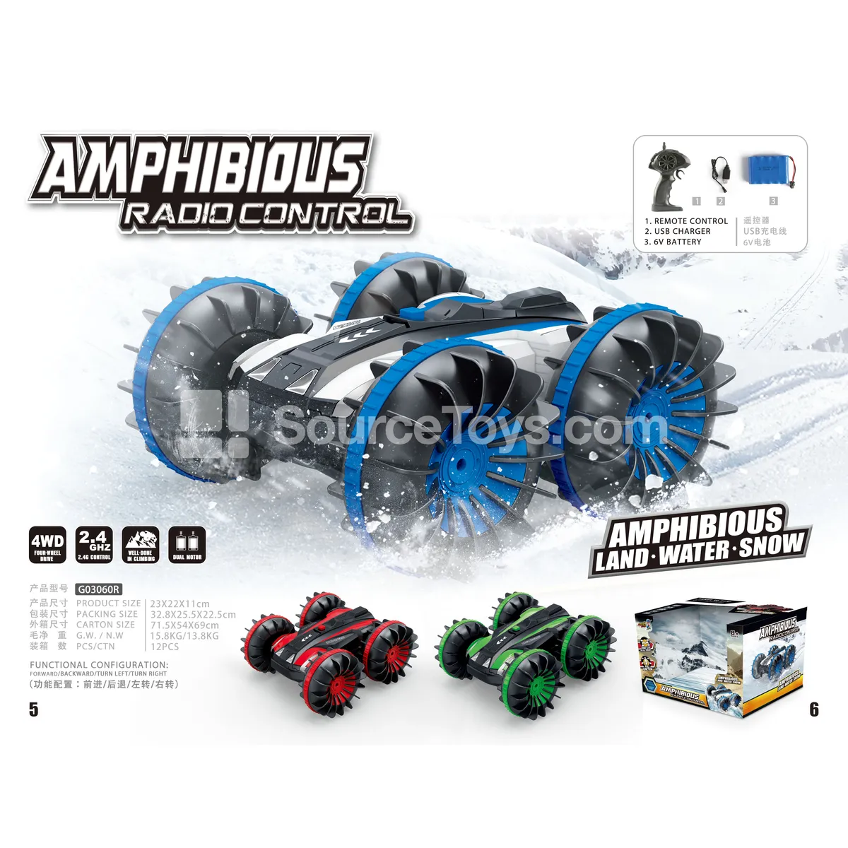 Remote Control Amphibious Vehicle Remote Control Amphibious Vehicle