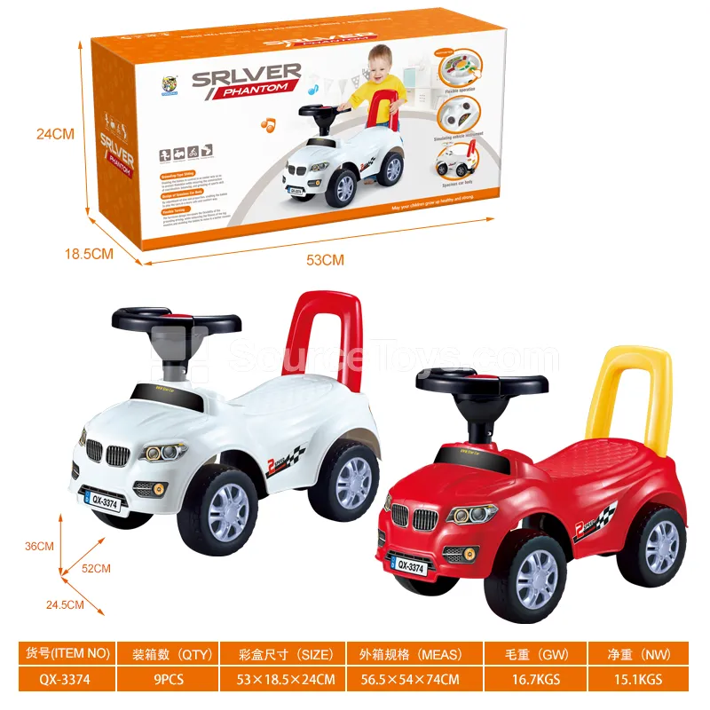 Ride-on Car with Horn Steering Wheel (GCC)