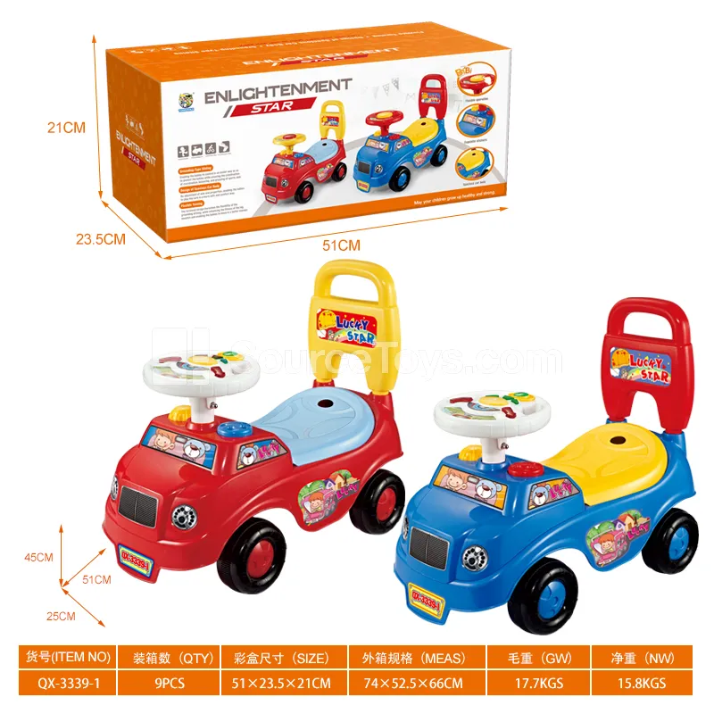 Ride-On Car with Music Steering Wheel Ride-On Car with Music Steering Wheel