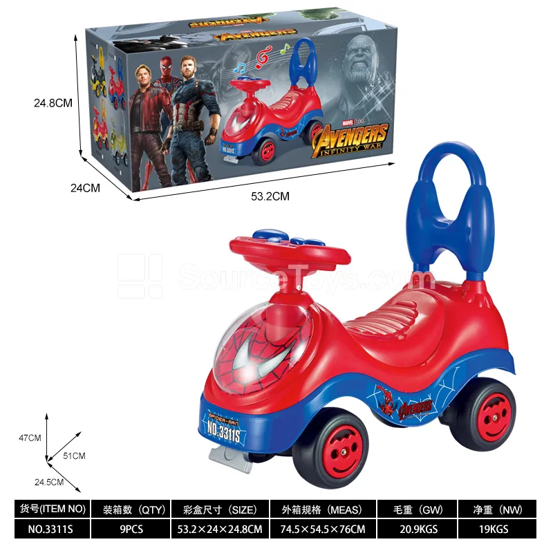 Spider Scooter Ride-On with Music Steering Wheel Spider Scooter Ride-On with Music Steering Wheel