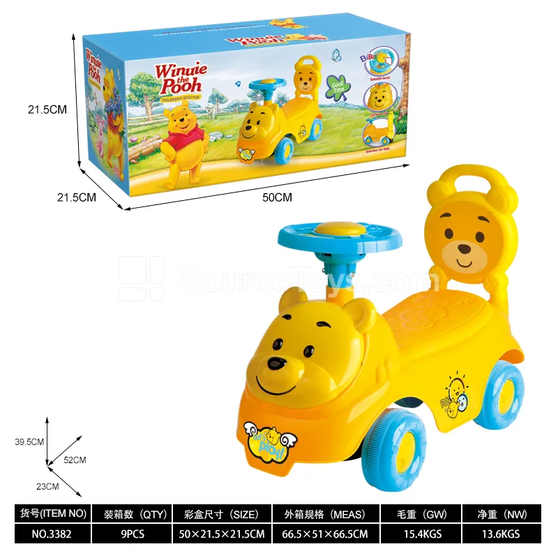 Bear Scooter Ride-On (BB Horn Steering Wheel) Bear Scooter Ride-On (BB Horn Steering Wheel)