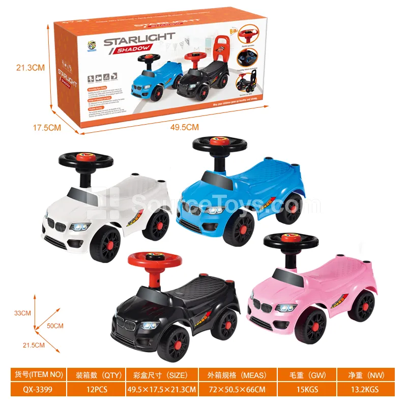 Ride-on Scooter with Whistle Steering Wheel (No Backrest) Ride-on Scooter with Whistle Steering Wheel (No Backrest)