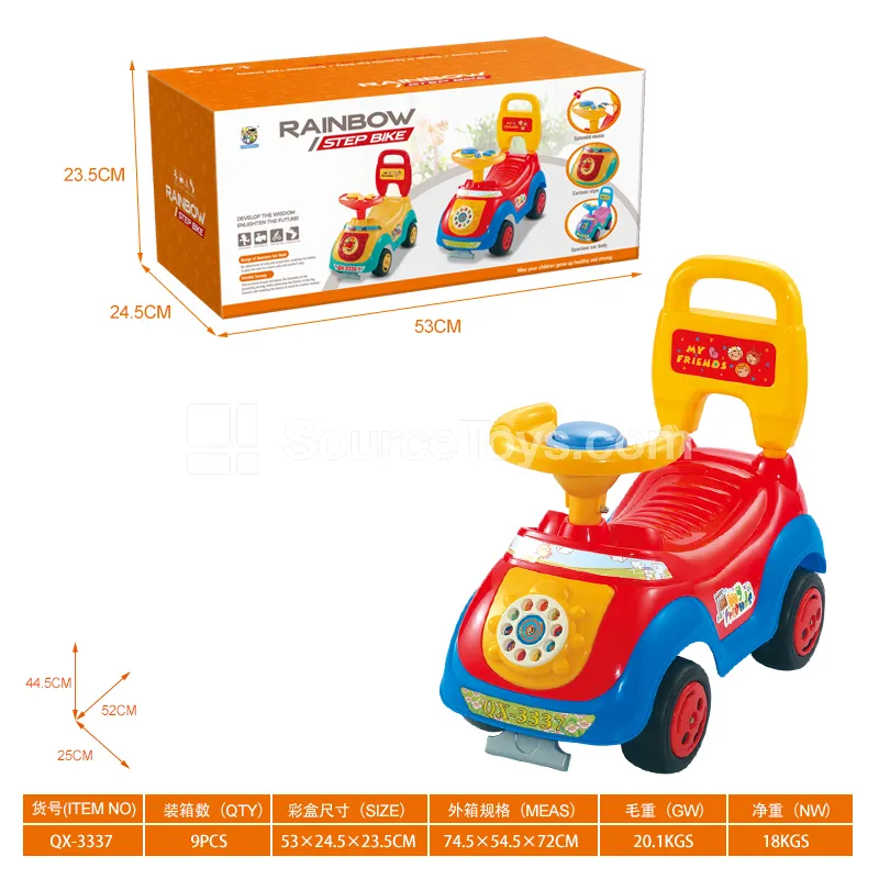 Ride-On Car with Horn Steering Wheel (GCC) Ride-On Car with Horn Steering Wheel (GCC)