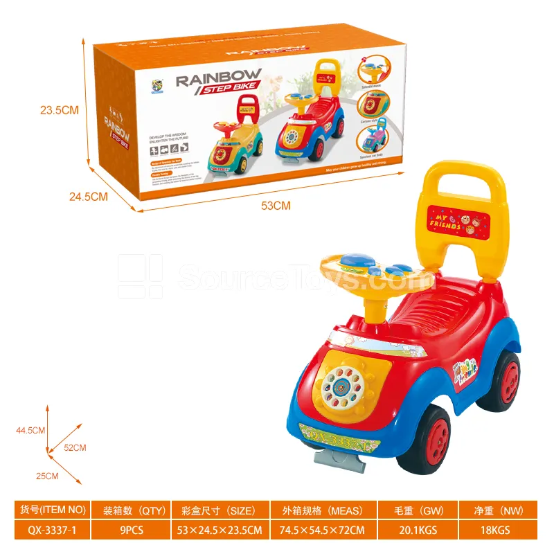 Ride-on Scooter with Musical Steering Wheel Ride-on Scooter with Musical Steering Wheel