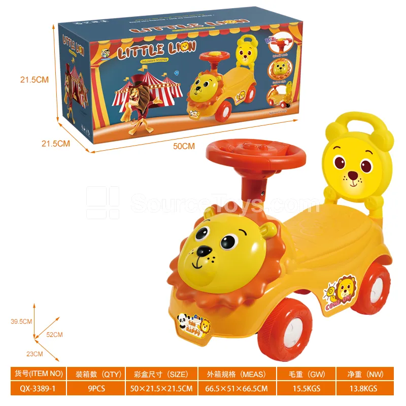 Ride-on Scooter with Steering Wheel (Music) Ride-on Scooter with Steering Wheel (Music)