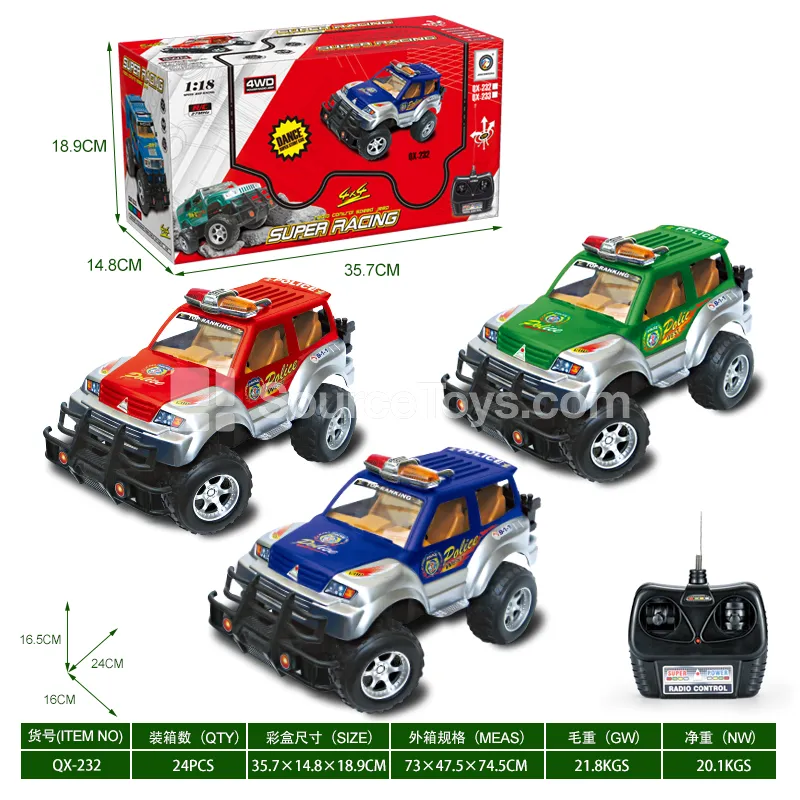 4-Channel Remote Control Car (Without Charging) with Paper Insert 4-Channel Remote Control Car (Without Charging) with Paper Insert