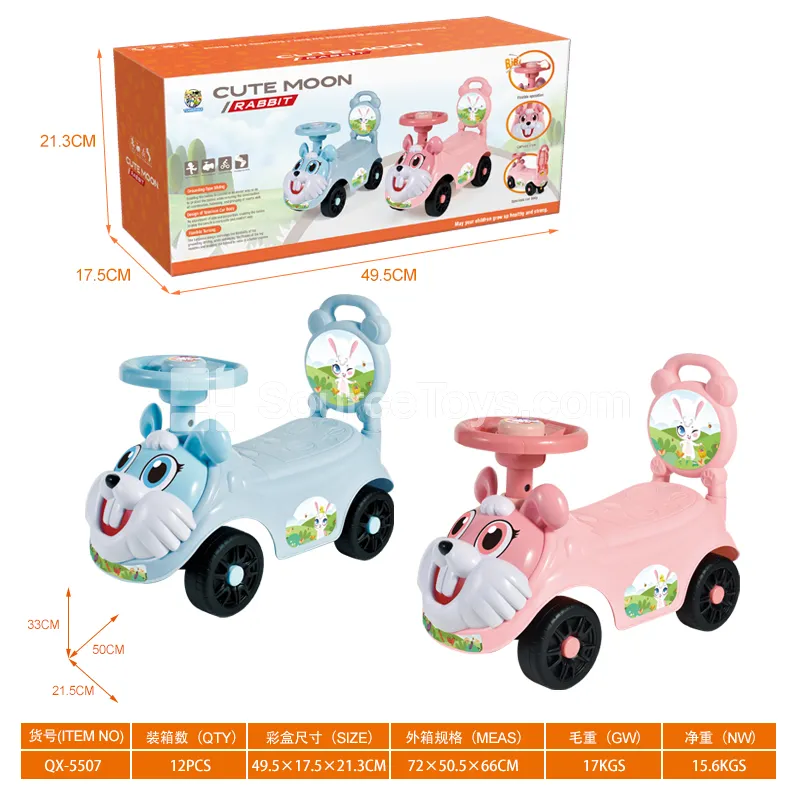 Ride-On Scooter with Horn Steering Wheel Ride-On Scooter with Horn Steering Wheel