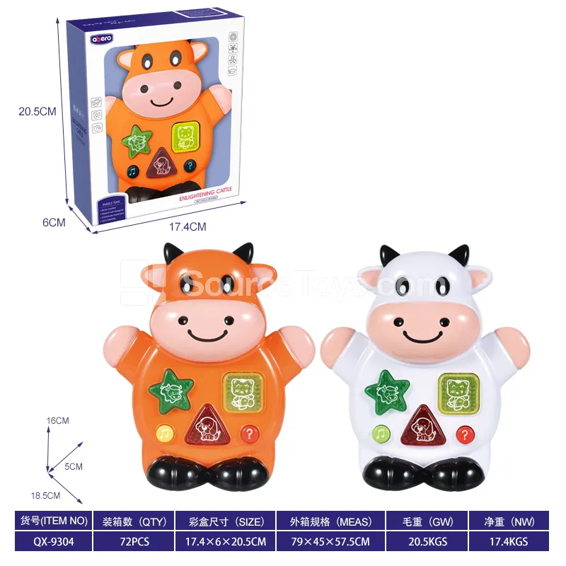 Educational Cow Vinyl Figure