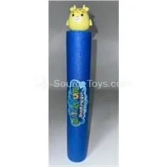 35cm Deer Round Water Cannon (5cm Diameter) EVA Foam Pull-Type Water Pump Animal Head Summer Outdoor Interactive Water Play Toy