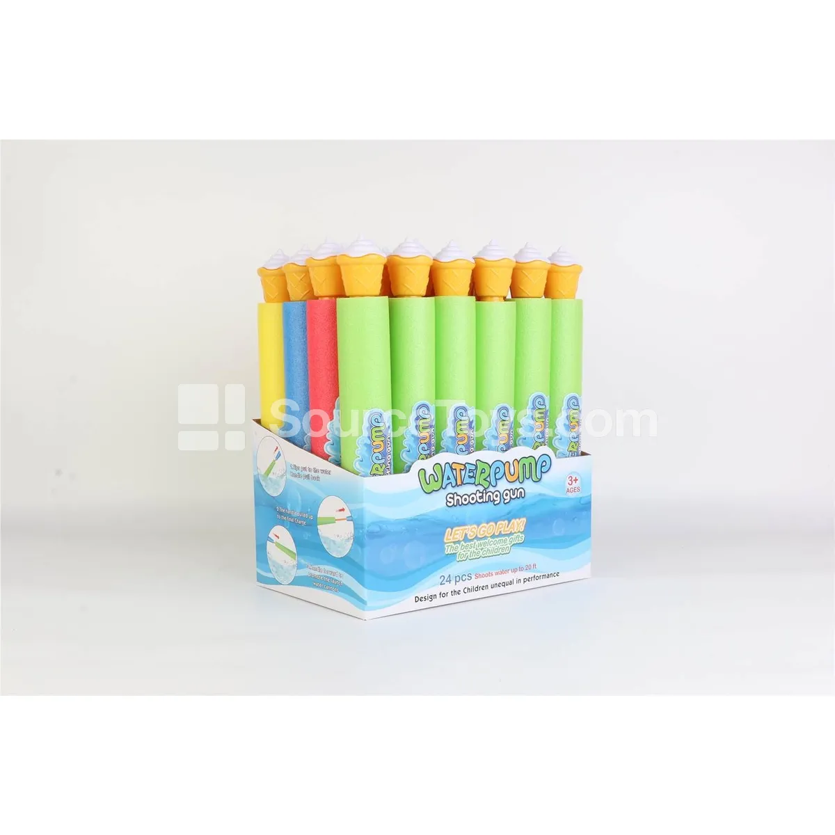 35cm Round Water Blaster (5cm Diameter) Ice Cream Design 35cm Round Water Blaster (5cm Diameter) Ice Cream Design