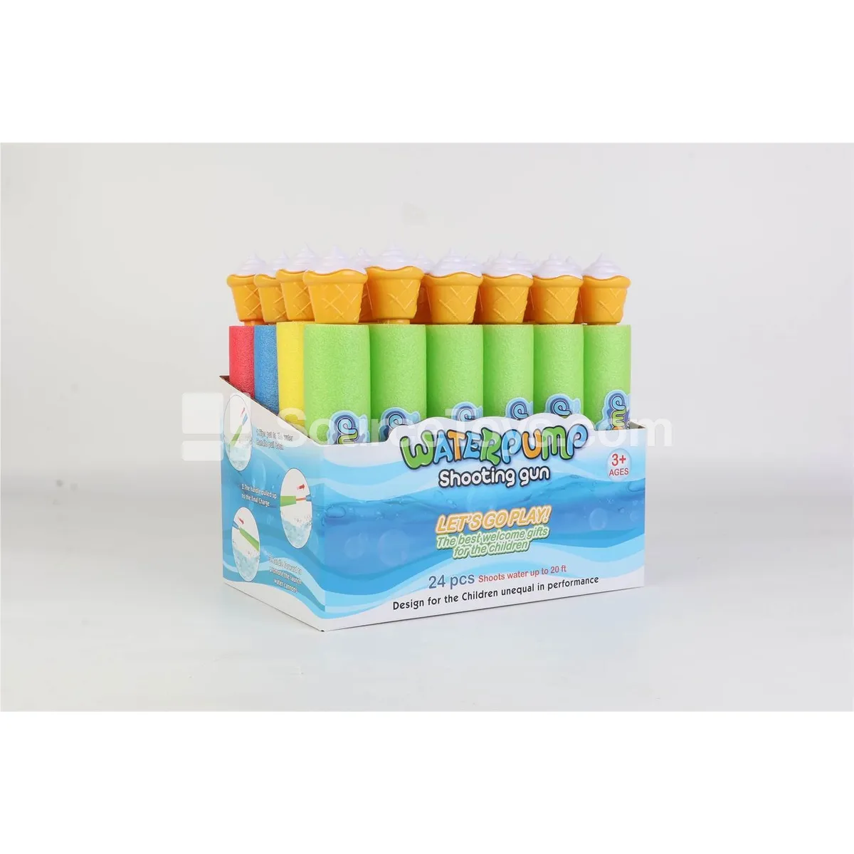 Ice Cream 27cm Round Water Blaster (5cm Diameter) Ice Cream 27cm Round Water Blaster (5cm Diameter)