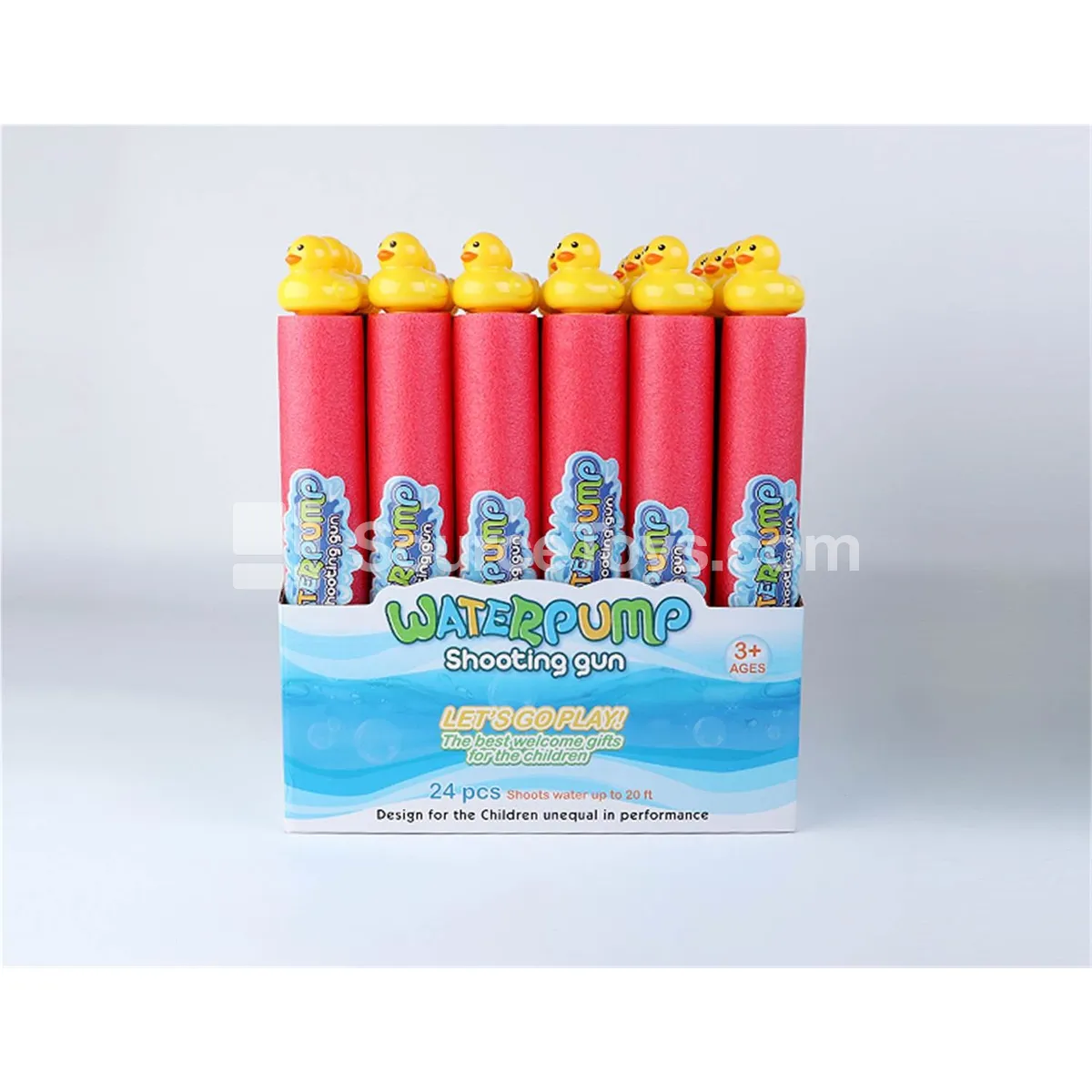Yellow Duck 35cm Circular Water Blaster 5cm Diameter Summer Outdoor Water Play Toy