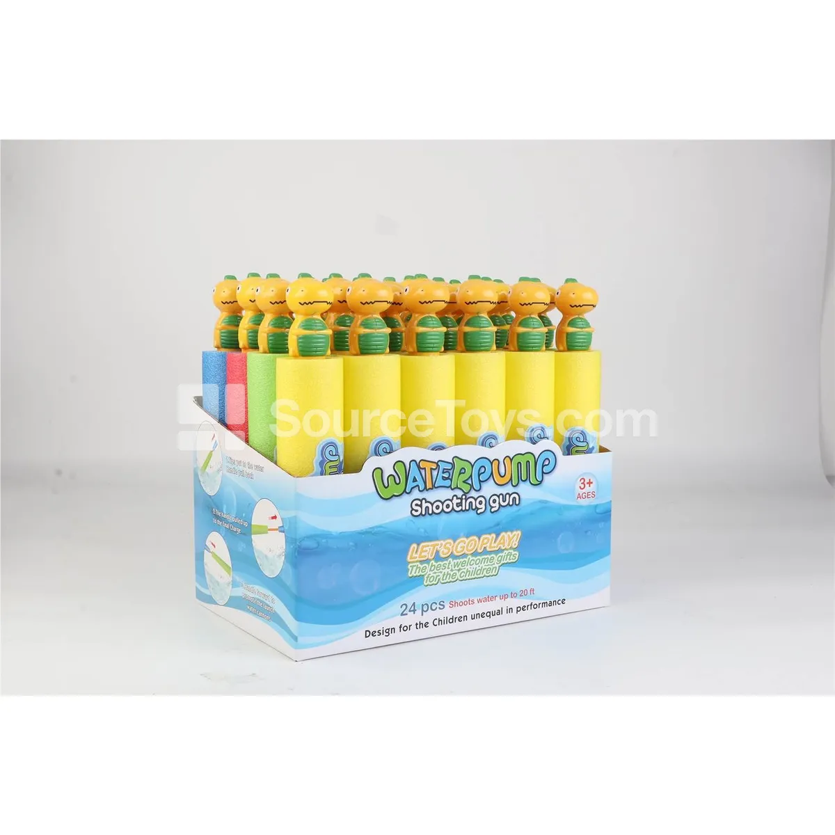 28cm Round Water Blaster Dinosaur (5cm Diameter)