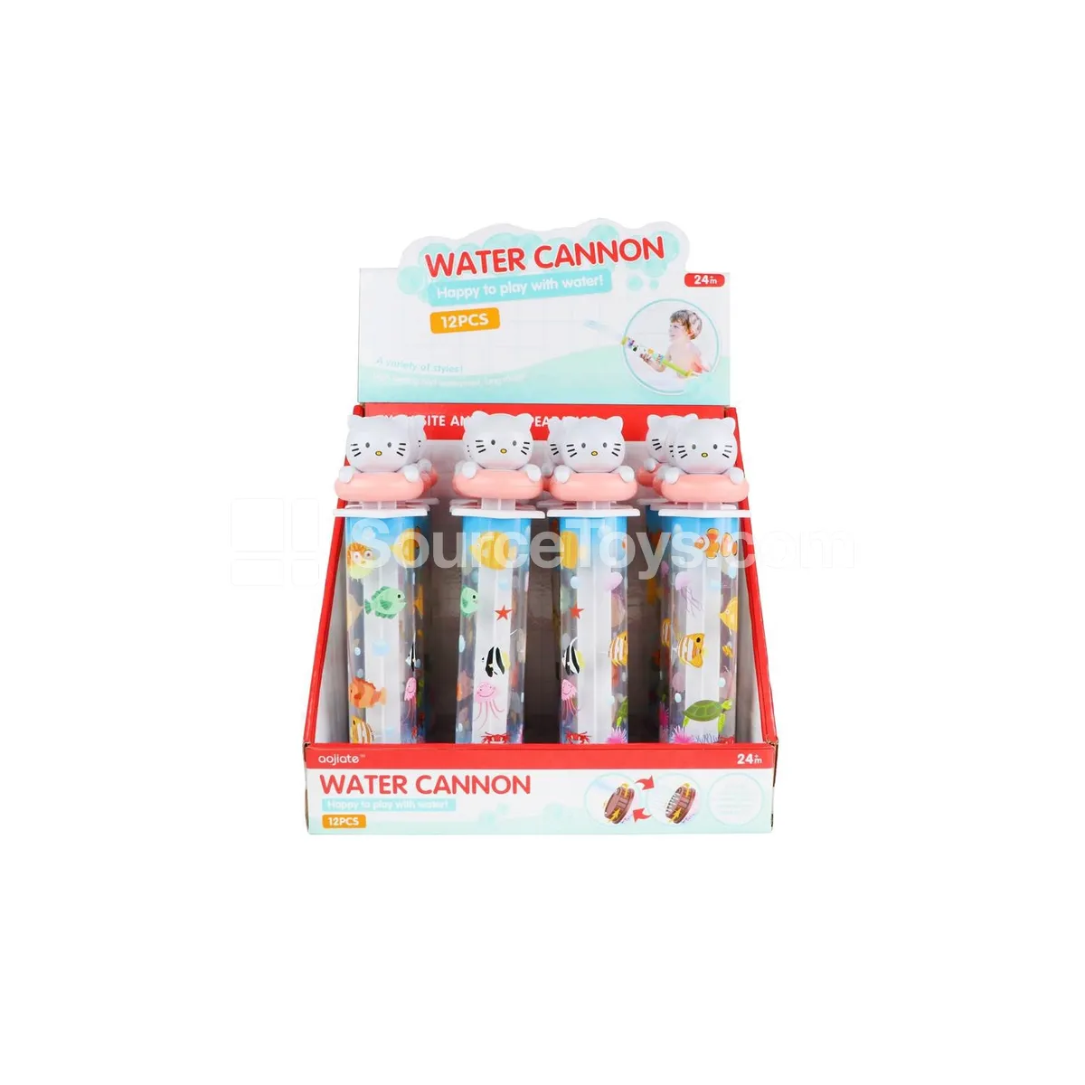 Bath Water Gun White Cat