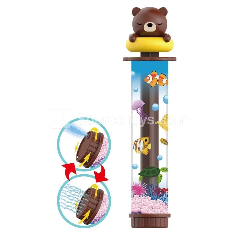 Bath Toy Water Gun Brown Bear (Summer Outdoor Interactive Water Play)
