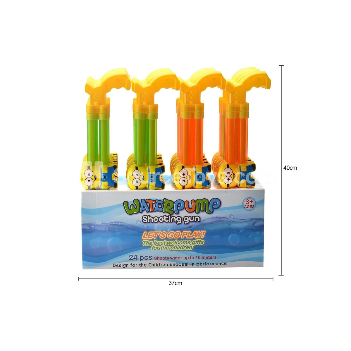 40CM Double-Barrel Water Blaster (Summer Outdoor Interactive Water Play Toy) 40CM Double-Barrel Water Blaster (Summer Outdoor Interactive Water Play Toy)