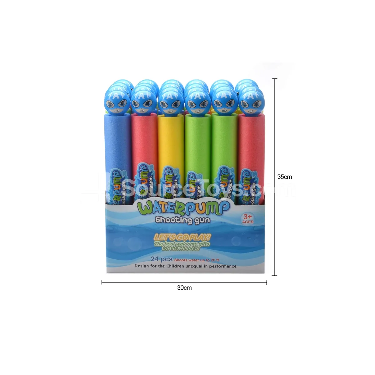 Water Blaster 35cm (5cm diameter) 24PCS Water Blaster 35cm (5cm diameter) 24PCS