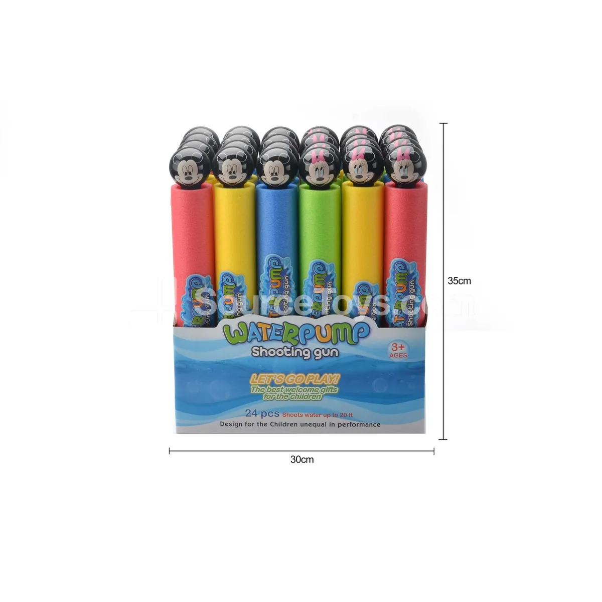 35cm Water Blaster (5cm diameter) 24PCS