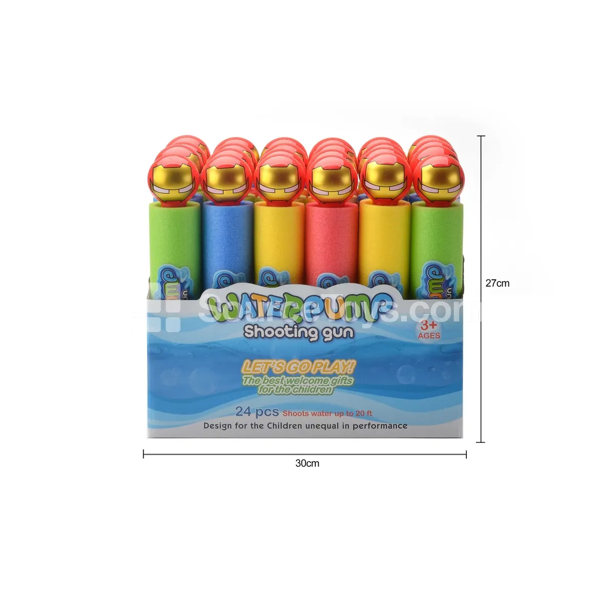 Iron Man 27cm Water Blaster (5cm Diameter) 24PCS