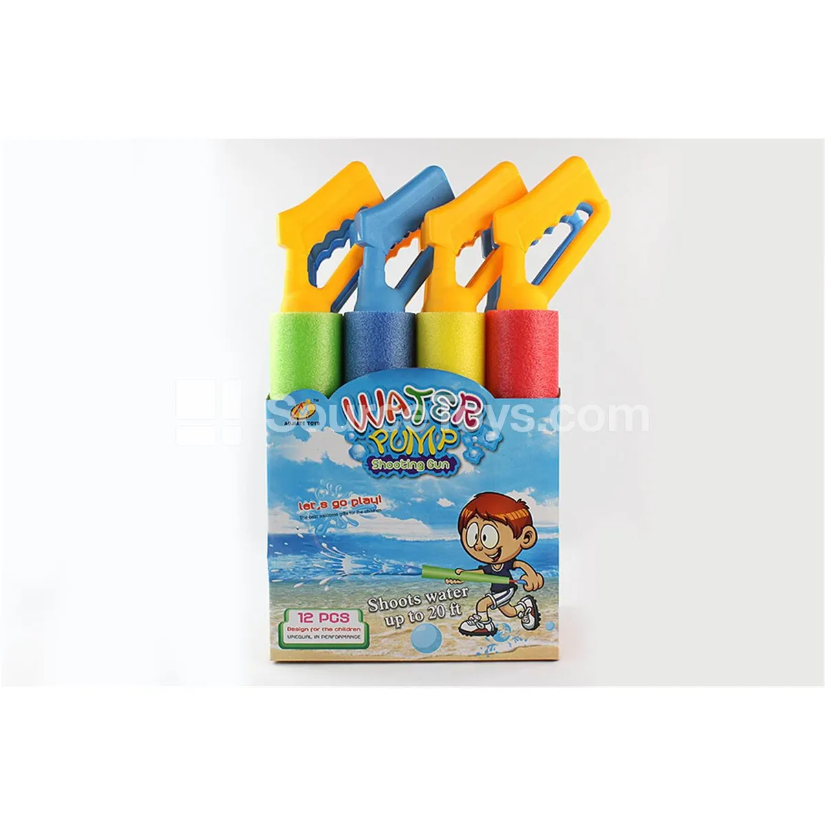 48cm Large Handle Water Cannon (7cm Diameter) Outdoor Interactive Water Play Toy