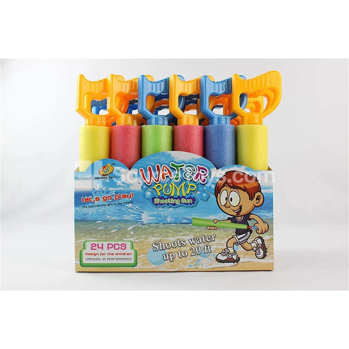 31cm Small Handle Water Cannon (Diameter 5cm) Summer Outdoor Interactive Water Play Toy