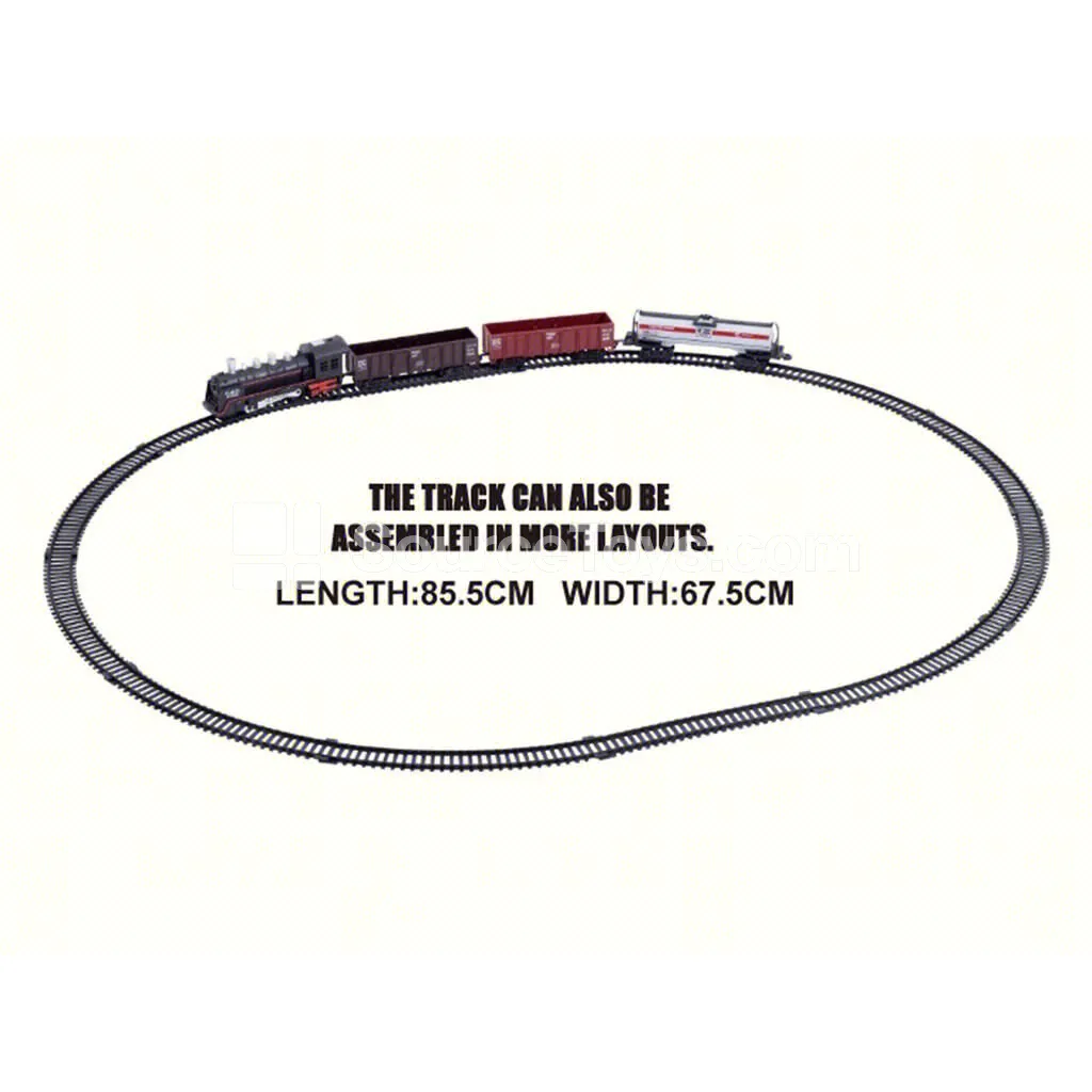 Electric Track Car with Lights and Music Retro Design Electric Track Car with Lights and Music Retro Design