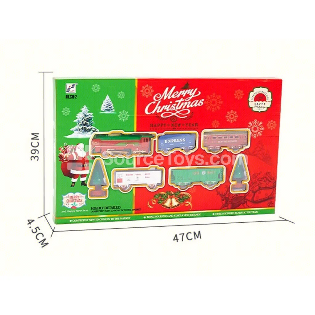 Electric Christmas Train with Lights