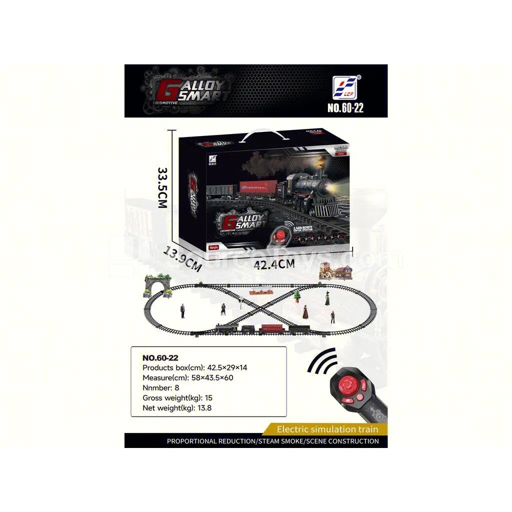Remote Control Alloy Train with Variable Speed