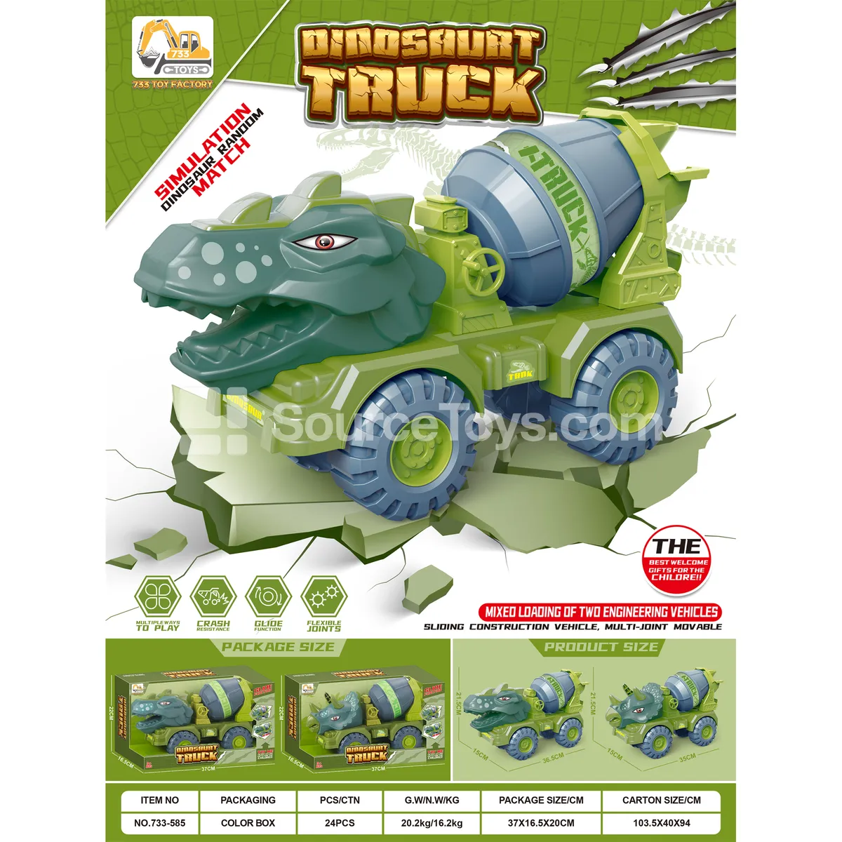 Dinosaur Ride-On Large Box Set Dinosaur Ride-On Large Box Set