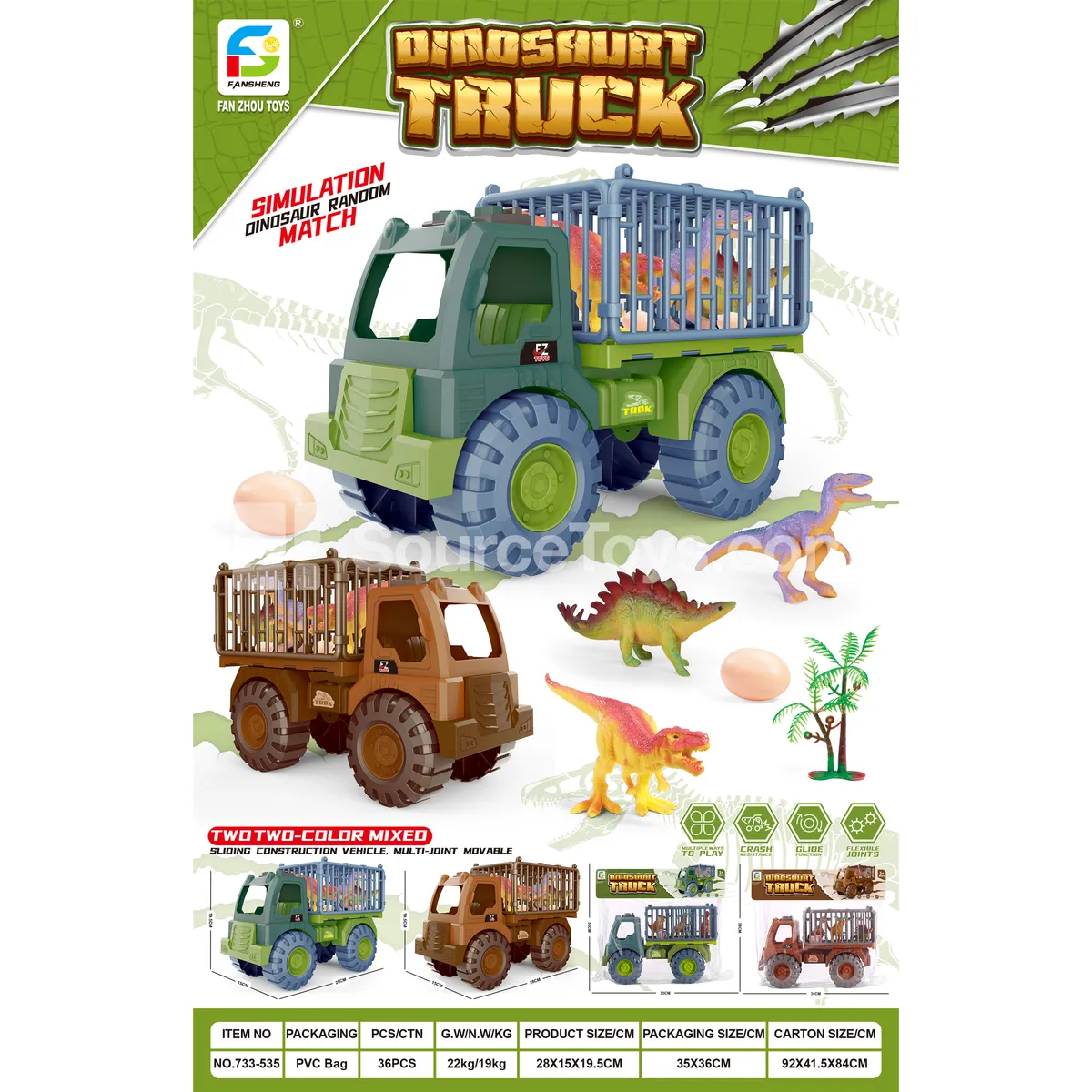 Dinosaur Transport Truck Dinosaur Transport Truck
