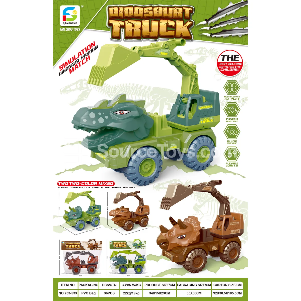 Dinosaur Construction Team
