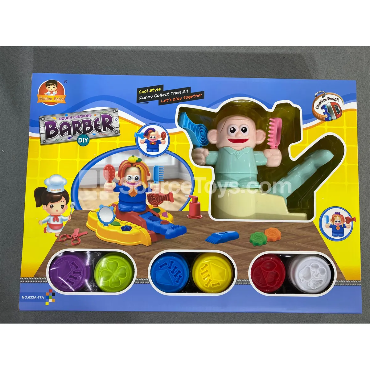 Gold Barber Pretend-Play Toy Set Gold Barber Pretend-Play Toy Set