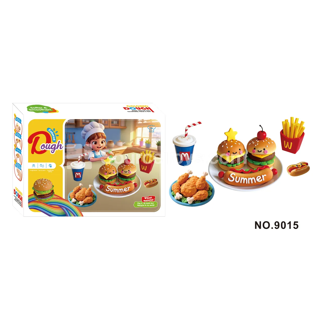 Hamburger King Pretend-Play Toy Hamburger King Pretend-Play Toy