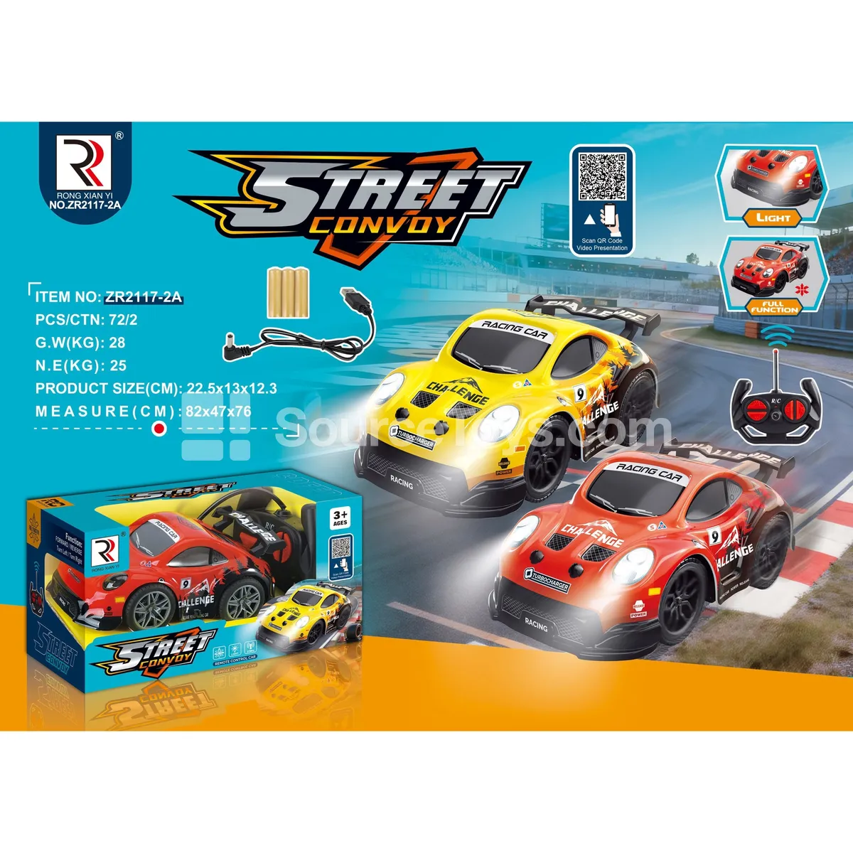 4-Channel Remote Control Car with Battery 4-Channel Remote Control Car with Battery