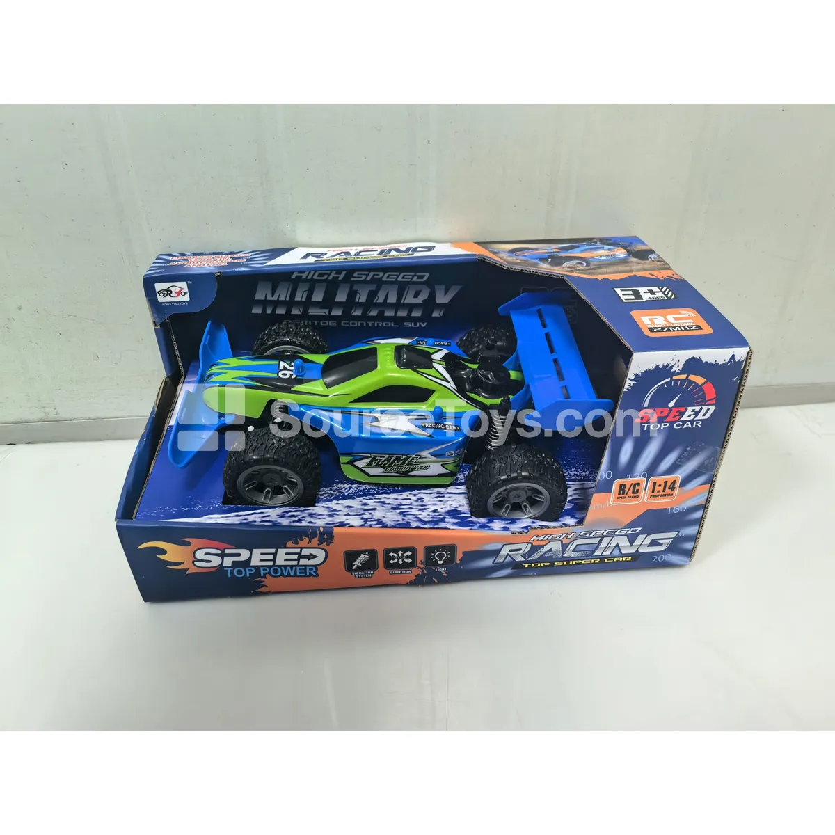 1:14 Remote Control Formula Racing Car with Lights 4CH (27MHz) 1:14 Remote Control Formula Racing Car with Lights 4CH (27MHz)
