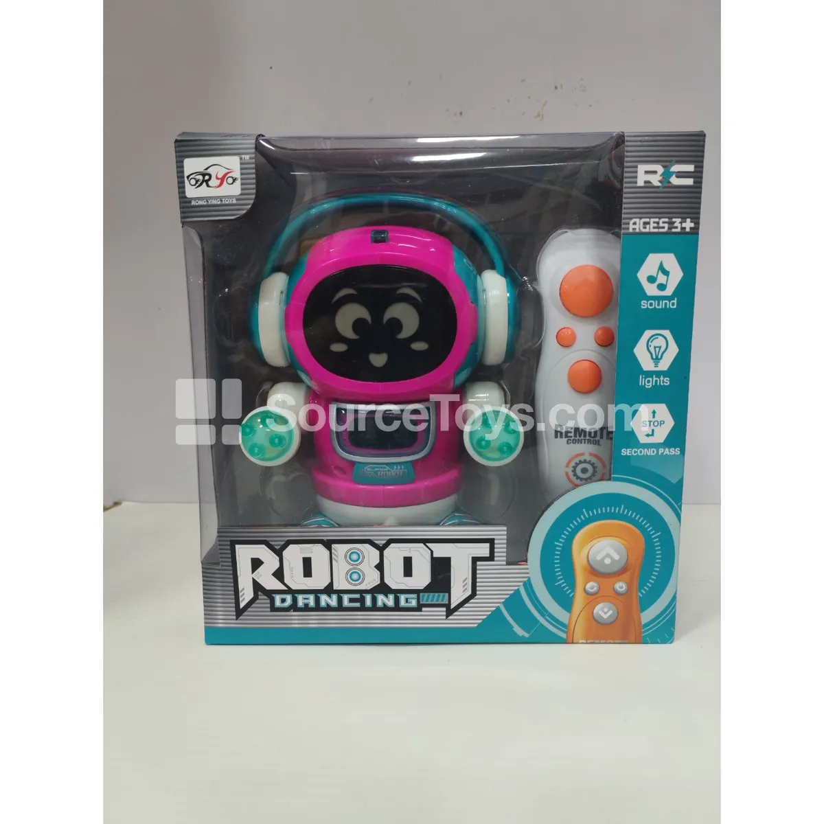 4-Channel Infrared Headphone Robot with Lights and Music 4-Channel Infrared Headphone Robot with Lights and Music