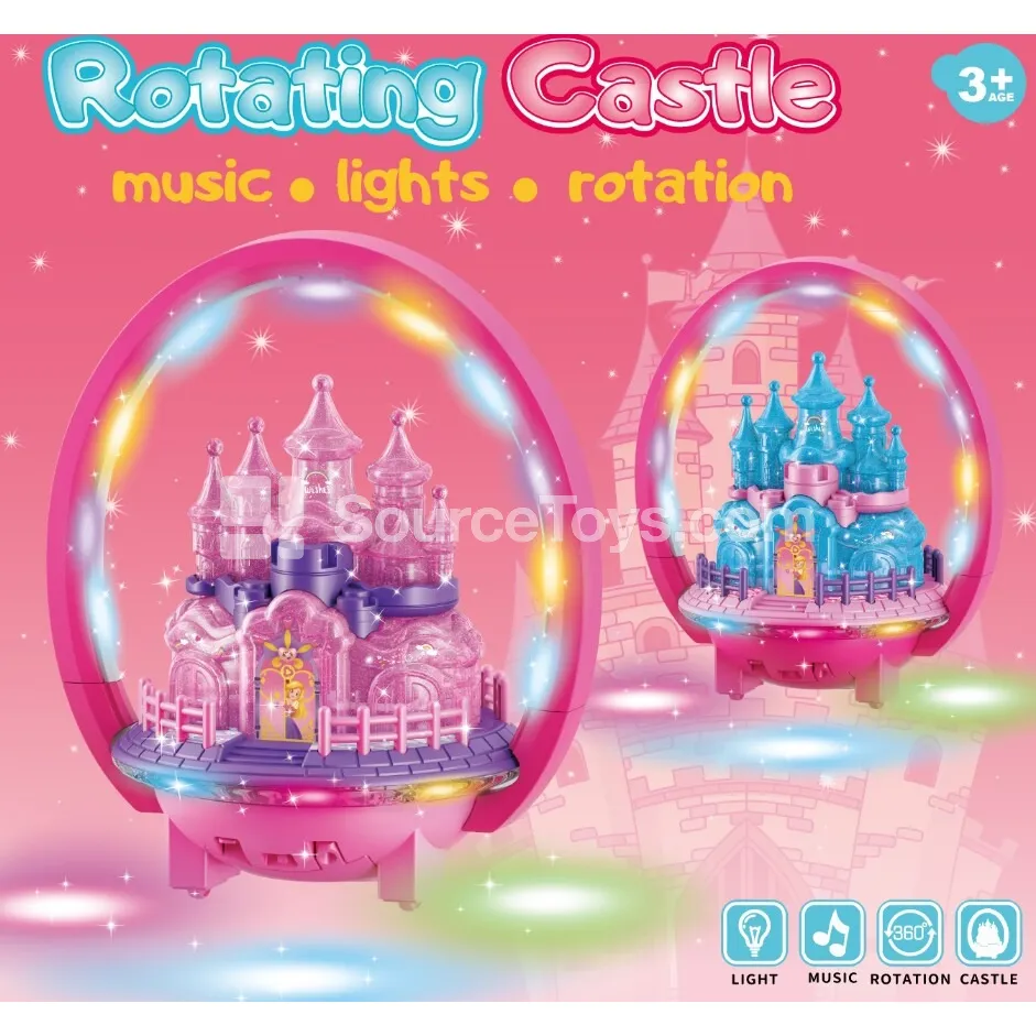 Transparent Castle with Lights and Music Transparent Castle with Lights and Music